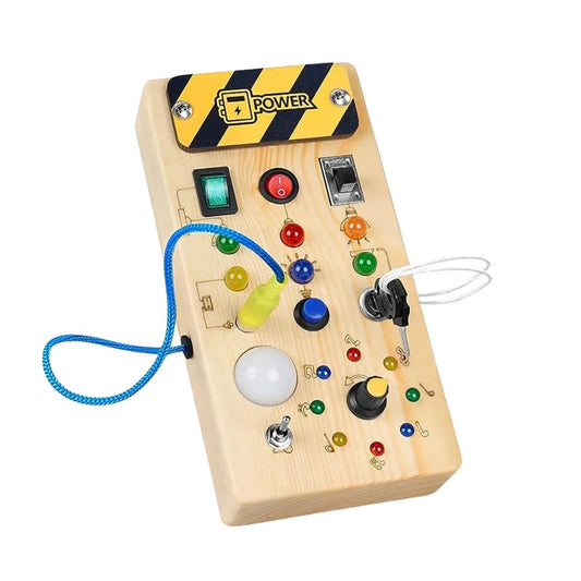 Tablero de Actividades de Madera para Niños Pequeños