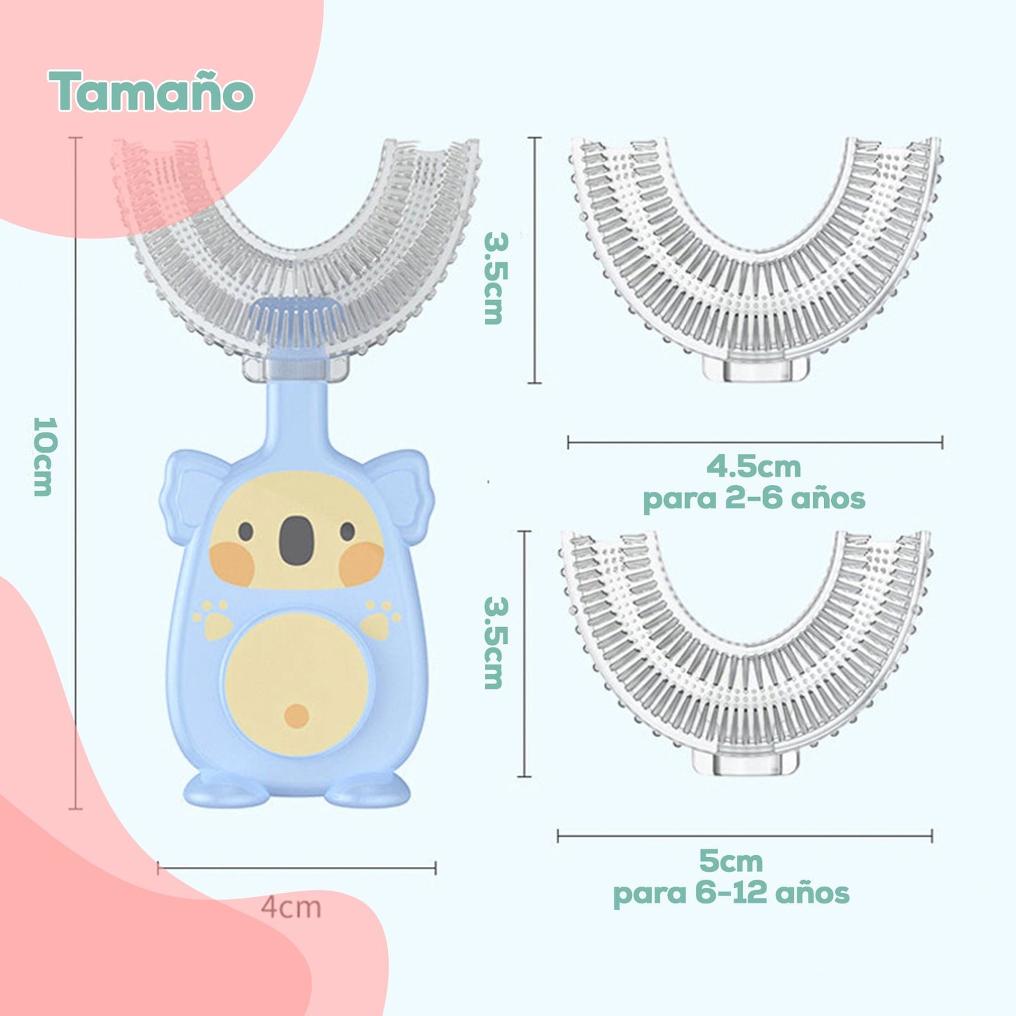 Cepillo de Dientes 360° para niños